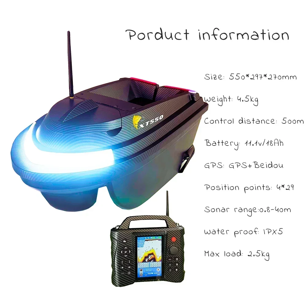 En stock Nuevo Bote Cebador pa - Fishing Boat Gps reseña y precio